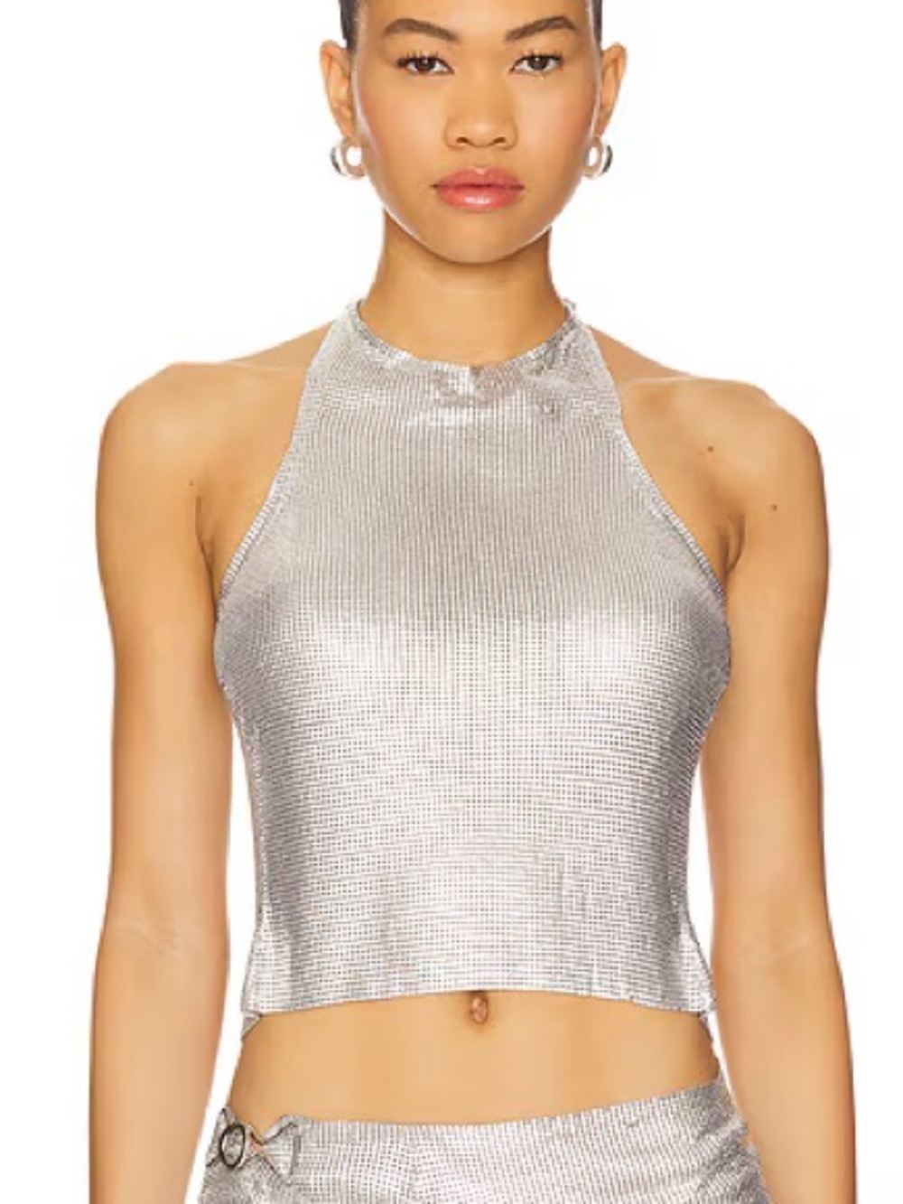 OW Collection Gemma Top in Silver Size M